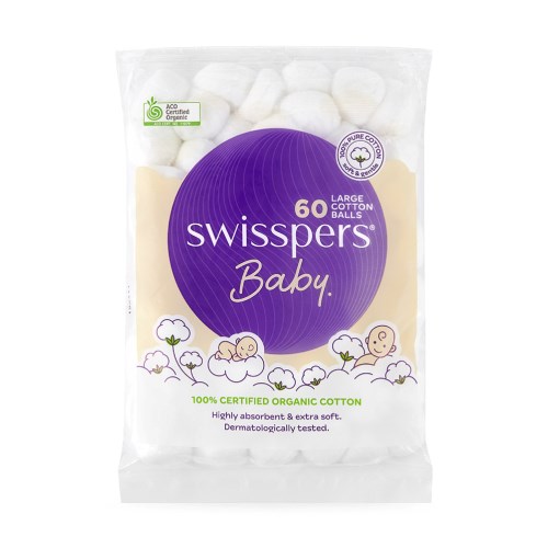 Swisspers® Baby Large Cotton Balls