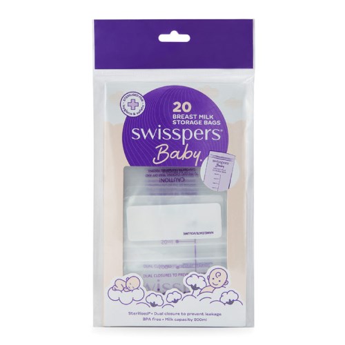 Swisspers® Breast Milk Storage Bags