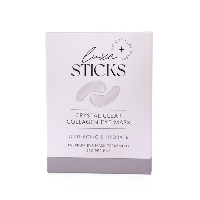 LuxeSticks Crystal Clear Collagen Eye Masks