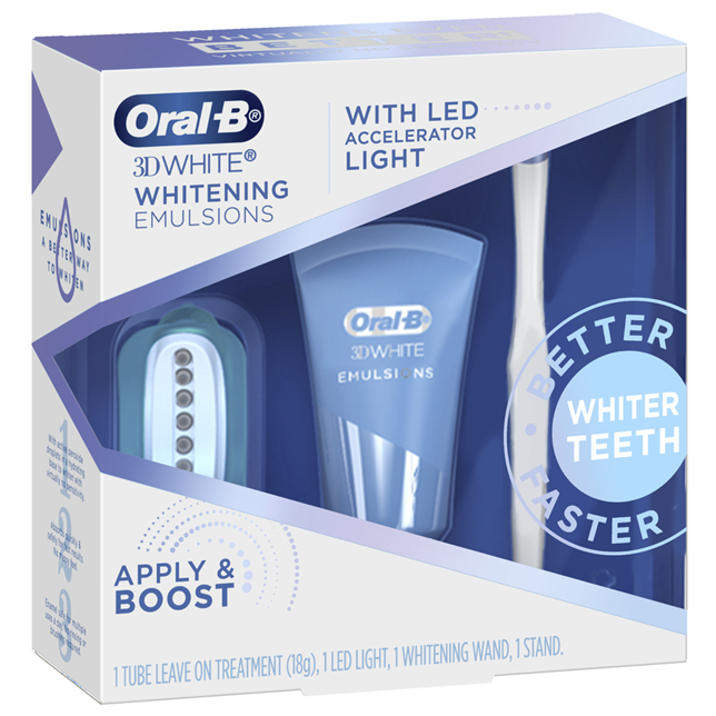 Oral-B 3D White Whitening Emulsions with LED 18g