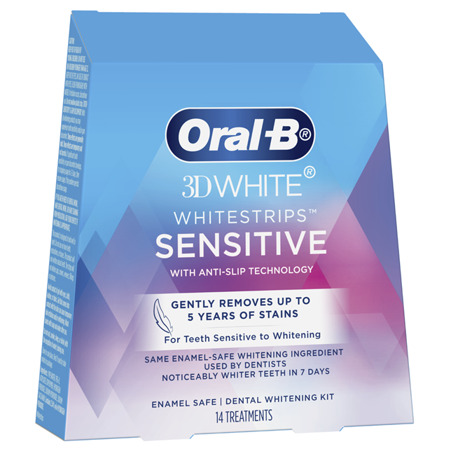 Oral-B 3D White Advance Seal Whitestrips 14 Treatments Sensitive