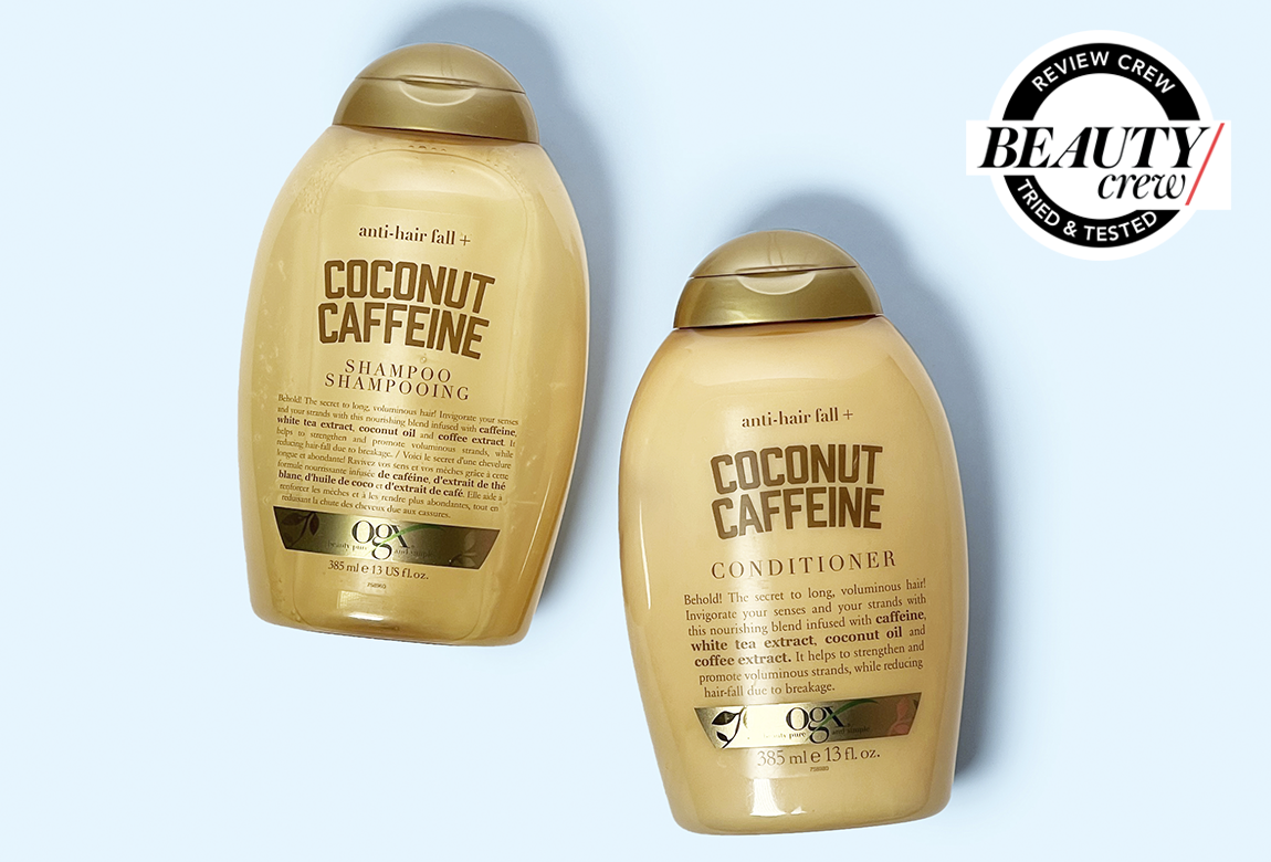 OGX Antihair Fall + Coconut Caffeine Strengthening Shampoo and