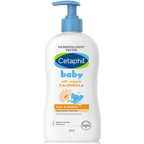 Cetaphil Baby Gentle Wash & Shampoo, Organic Calendula