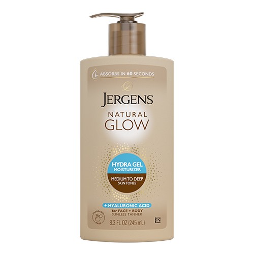 JERGENS Natural Glow Hydra Gel Moisturizer – Medium to Deep