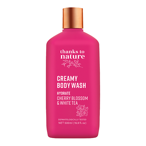 Thanks to Nature Creamy Body Wash Hydrate Cherry Blossom & White Tea