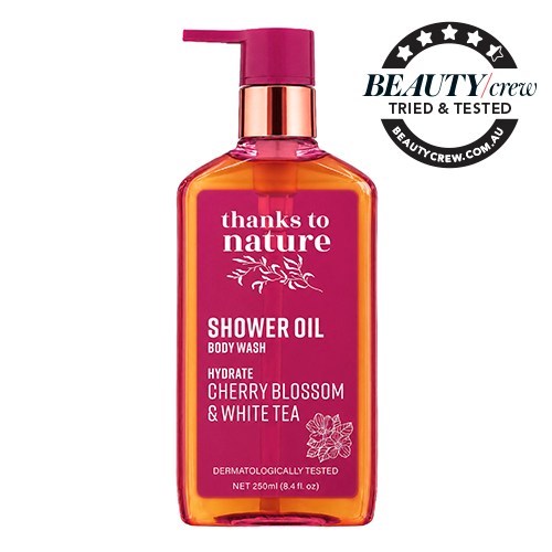 Thanks to Nature Shower Oil Body Wash Hydrate Cherry Blossom & White Tea