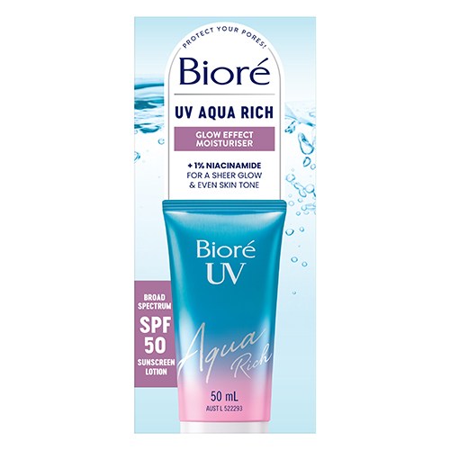 Bioré UV Aqua Rich Glow Effect Moisturiser SPF 50